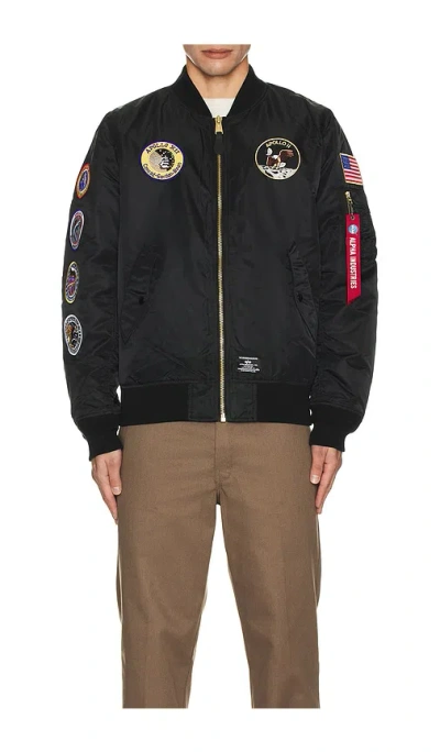 Alpha Industries L-2b Apollo Gen Ii Flight Jacket In Black