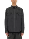 Alpha Industries Laser Cut Shirt With Structured Silhouette In Gray