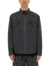 Alpha Industries Laser Cut Shirt With Structured Silhouette In Gray