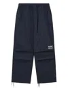 Alpha Industries Layered Drawstring Trousers In Blue