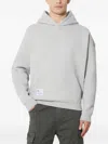 Alpha Industries Logo Backprint Hoodie In Gray
