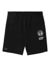 Alpha Industries Logo-embroidered Shorts In Black