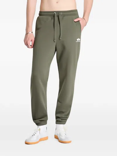 Alpha Industries Logo-print Track Pants In Pink