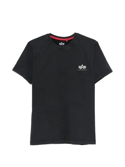 Alpha Industries Logo-print T-shirt In Black