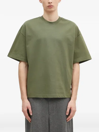 Alpha Industries Logo-tag T-shirt In Green