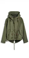 Alpha Industries M-65 Mod Fishtail Field Coat Green In Green
