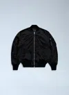 Alpha Industries Ma-1 Base Flight Bomber Jacket In Black
