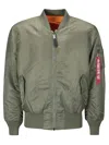 Alpha Industries Men S Ma-1 Tt Two Tone Bomber Jacket Sage In Metallic