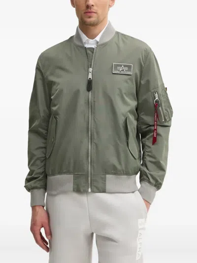 Alpha Industries Ma-1 Bomber Jacket In Green
