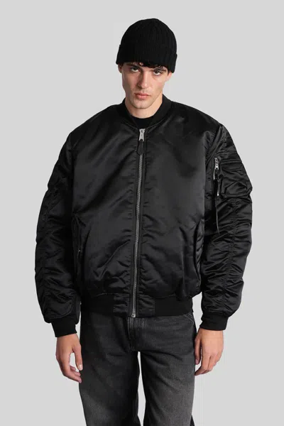 Alpha Industries Ma-1 Bomber Jacket In Black