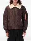 Alpha Industries Ma-1 Bomber Jacket In Brown