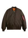 Alpha Industries Ma-1 Bomber Jacket In Brown