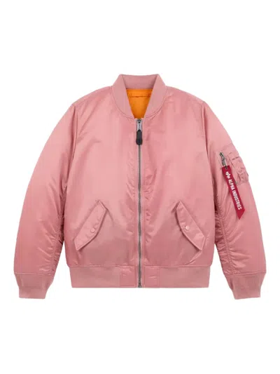 Alpha Industries Ma-1 Bomber Jacket In Pink