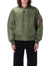 Alpha Industries L-2b Blood Chit Battlewash Jacket In Sage Green