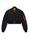 Alpha Industries Ma-1 Flight Bomber Jacket In Black