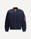 Alpha Industries Reversible Flight Jacket In Blue
