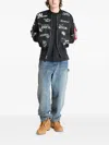Alpha Industries Ma-1 Peace Bomber Jacket In Black