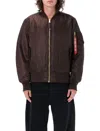 Alpha Industries Ma-1 Reversible Bomber In Brown