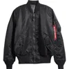Alpha Industries Ma-1 Reversible Bomber Jacket In Black