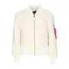 Alpha Industries Ma-1 Teddy Off White Men's Bear In Off White