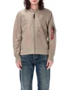 Alpha Industries Ma-1 Tt Jacket In Brown