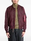 Alpha Industries Ma-1 Tt Jacket In Brown