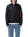 Alpha Industries Ma-1 Bomber Jacket Slim Fit In Black