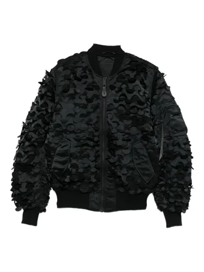 Alpha Industries Ma-1 Ulcans Flight Jacket In Black