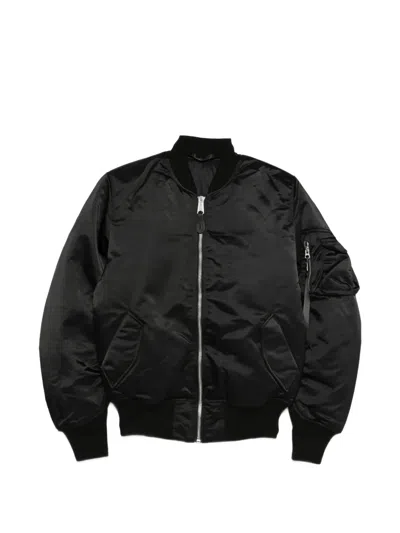 Alpha Industries Ma-1 Base Long-sleeve Jacket In Black