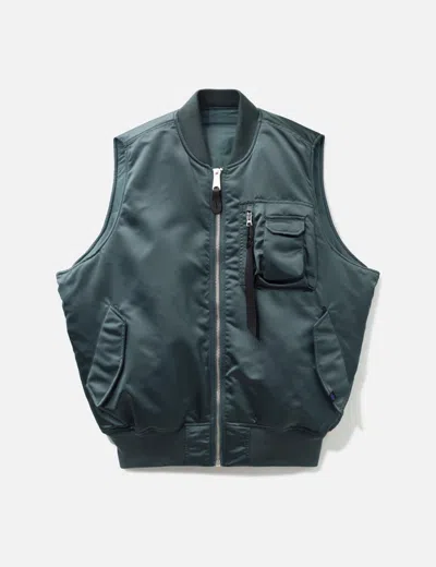 Alpha Industries Ma-1 Base Uv Vest In Blue