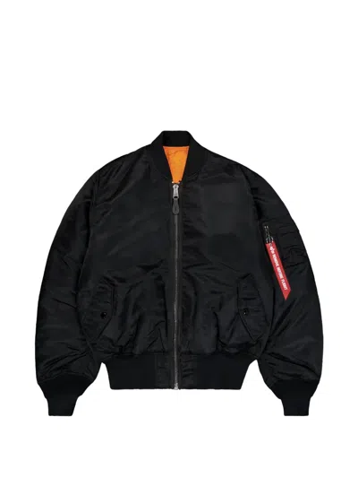 Alpha Industries Ma-1 Heritage Bomber Jacket In Black