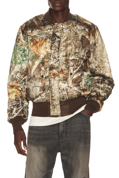 Alpha Industries Ma-1 Heritage Fit Flight Jacket In Camo
