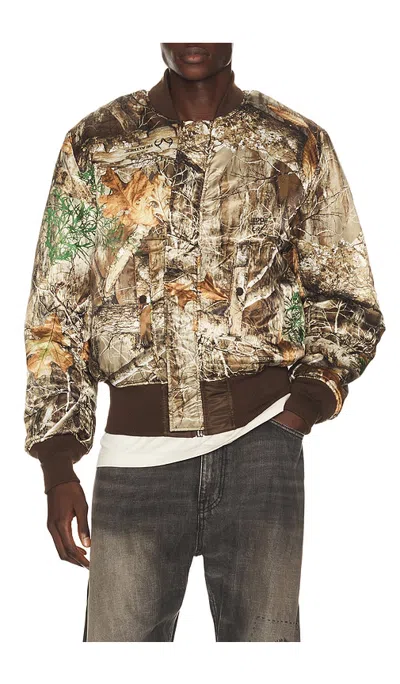 Alpha Industries Ma-1 Heritage Fit Flight Jacket In Camo