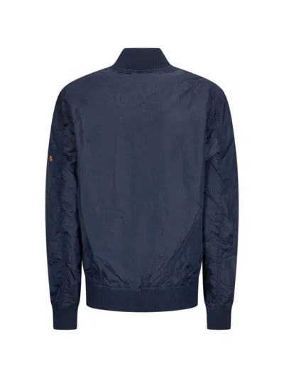 Alpha Industries Ma-1 Jacket In Blue