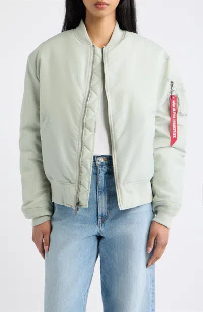 Alpha Industries Ma-1 Relaxed Flight Jacket In Green