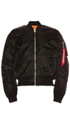Alpha Industries Ma-1 Slim Fit In Black