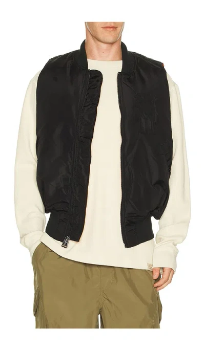 Alpha Industries Ma-1 Vest In Black