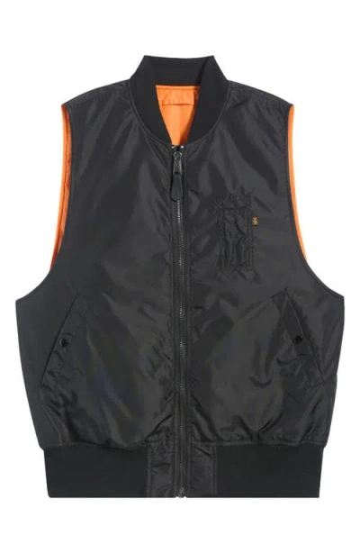 Alpha Industries Ma-1 Vest In Black