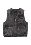 Alpha Industries Man Canvas Acid Vest Black