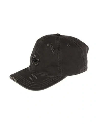 Alpha Industries Man Hat Black Size Onesize Cotton
