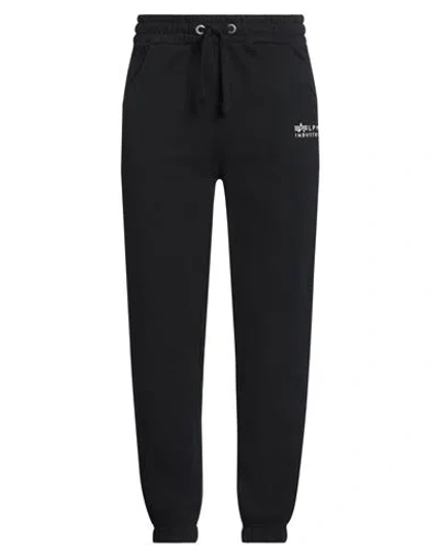Alpha Industries Pataloni With Logo In Black
