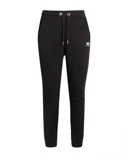 Alpha Industries Man Pants Black Size Xl Cotton, Polyester