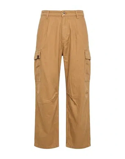 Alpha Industries Man Pants Camel Size 30 Cotton In Beige