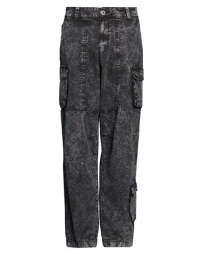 Alpha Industries Man Pants Charcoal Size 36 Cotton In Grey