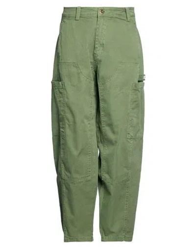 Alpha Industries Man Pants Green Size 34 Cotton