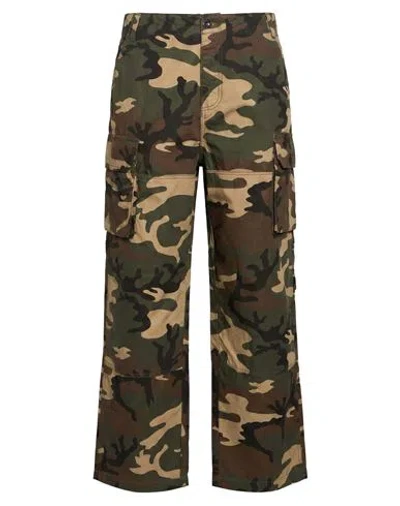 Alpha Industries Man Pants Military Green Size 28 Cotton