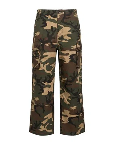 Alpha Industries Man Pants Military Green Size 36 Cotton