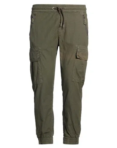 Alpha Industries Man Pants Military Green Size L Cotton