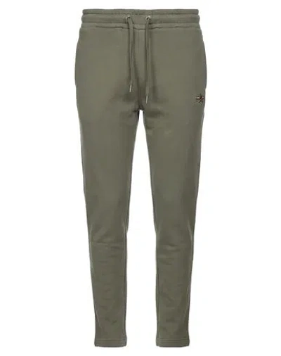 Alpha Industries Man Pants Military Green Size S Cotton In Gray