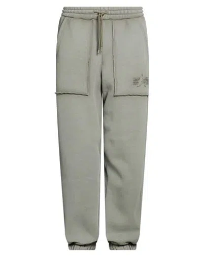 Alpha Industries Man Pants Military Green Size Xl Cotton, Polyester